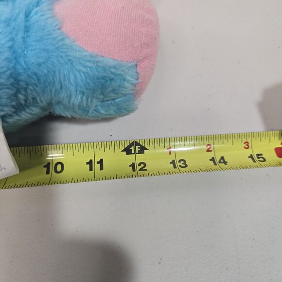 Vintage 1979 Romper Room Blue Hippopotamus Plush Stuffed Animal Super Rare - Picture 7 of 8